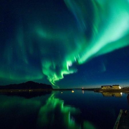 Midnight Sun View Lofoten Leknes Luaran gambar
