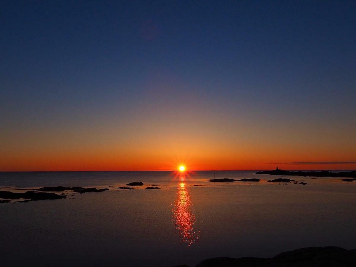 Midnight Sun View Lofoten Leknes Luaran gambar