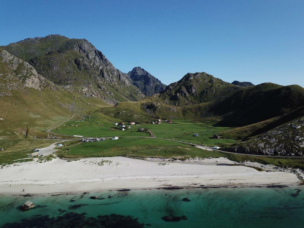Midnight Sun View Lofoten Leknes Luaran gambar