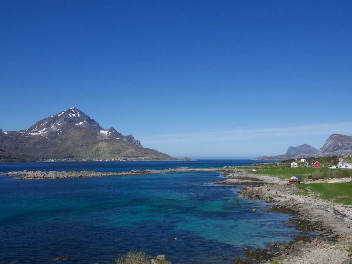 Midnight Sun View Lofoten Leknes Luaran gambar