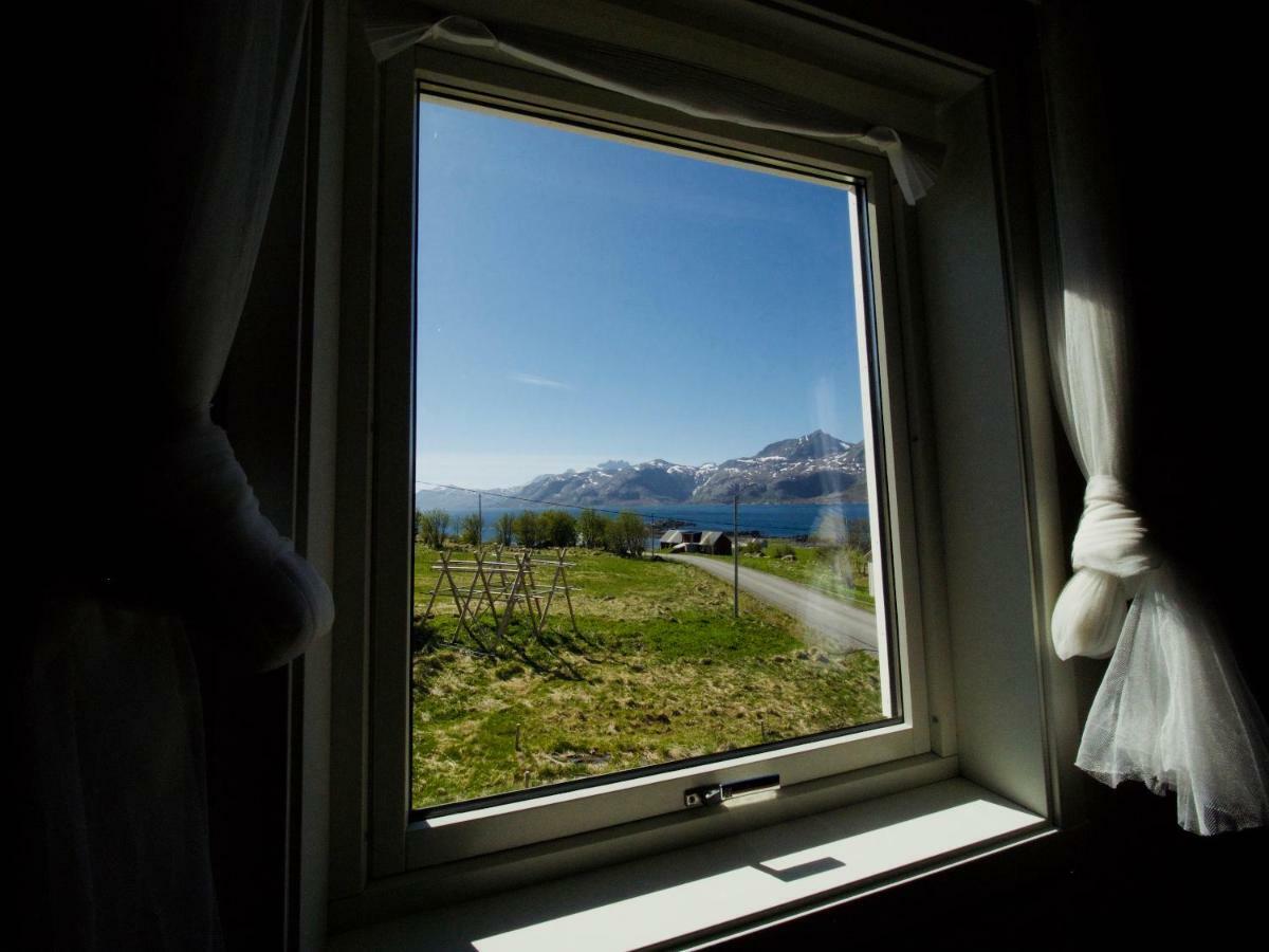 Midnight Sun View Lofoten Leknes Luaran gambar
