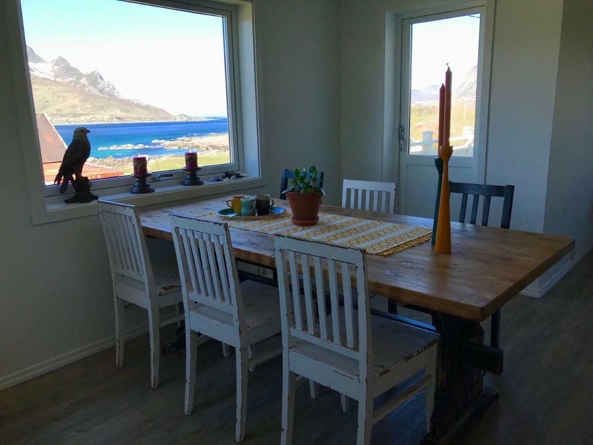 Midnight Sun View Lofoten Leknes Luaran gambar